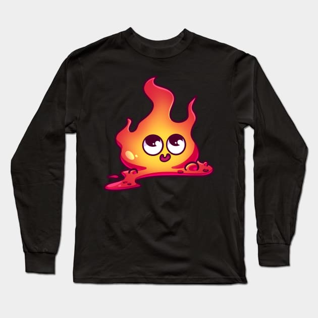 Magma Slime Long Sleeve T-Shirt by ziodynes098